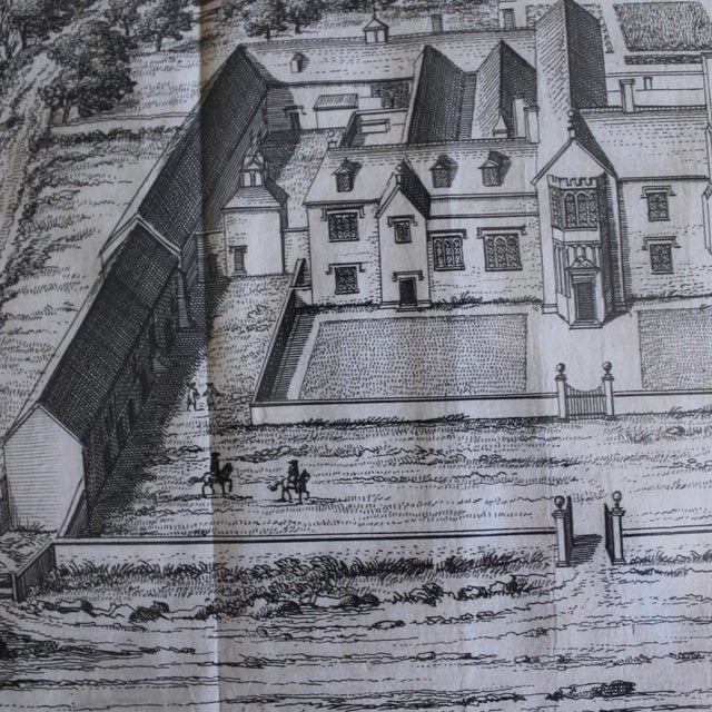 Pair of Bird’s Eye English Estate Views Engraved by Johannes Kip, 18th C. For Sale - Image 12 of 17