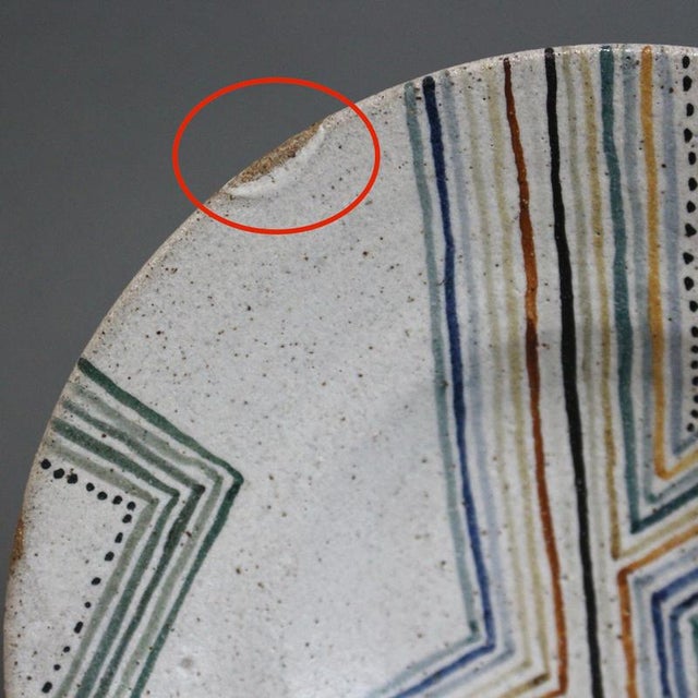 Vintage Ceramic Decorative Bowl by Bruno Gambone, 1970s For Sale - Image 13 of 15