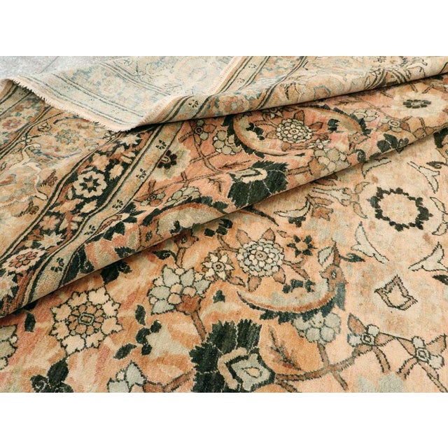 Galerie Shabab Collection Early 20th Century Handmade Persian Lavar Kerman Room Size Carpet, Circa 1920 For Sale - Image 10 of 10