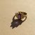 Lotus gold ring with amethyst silver, gold. Lotus flower ring. Floral ring. Pear amethyst ring. Weight: 3.5 g. depends...