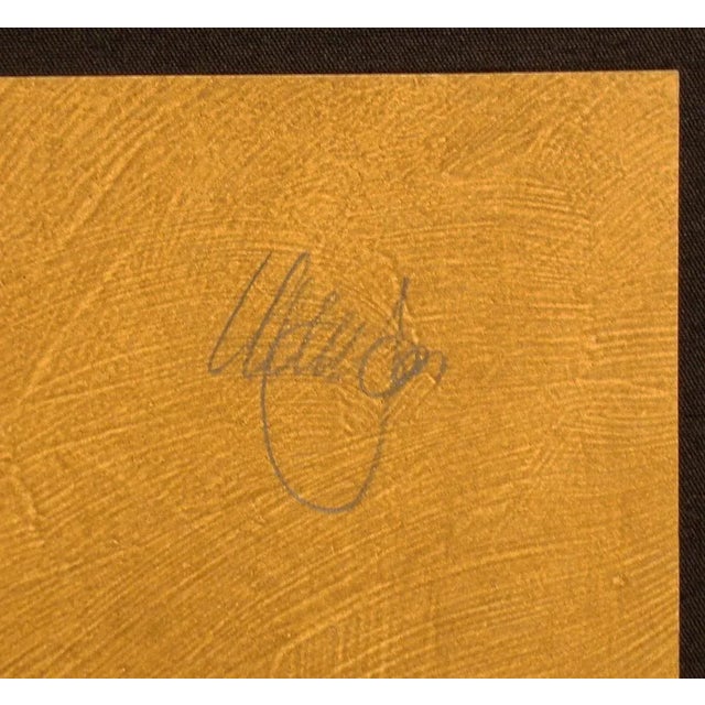 Contemporary 1980s "Taos XVII" Minimalist Western Landscape Intaglio Etching by Peter Keefer For Sale - Image 3 of 5