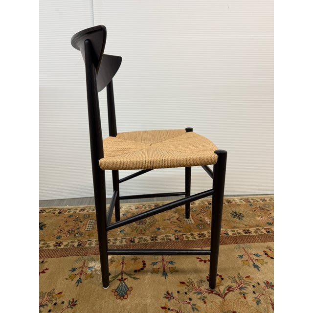 Hvidt & Mølgaard for &Tradition Drawn Side Chair, Black Oak Wood For Sale In San Francisco - Image 6 of 12