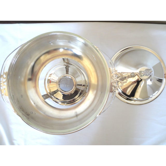 Towle Silversmiths 1970s Towle Silverplate Chafing Dish With Insert For Sale - Image 4 of 7
