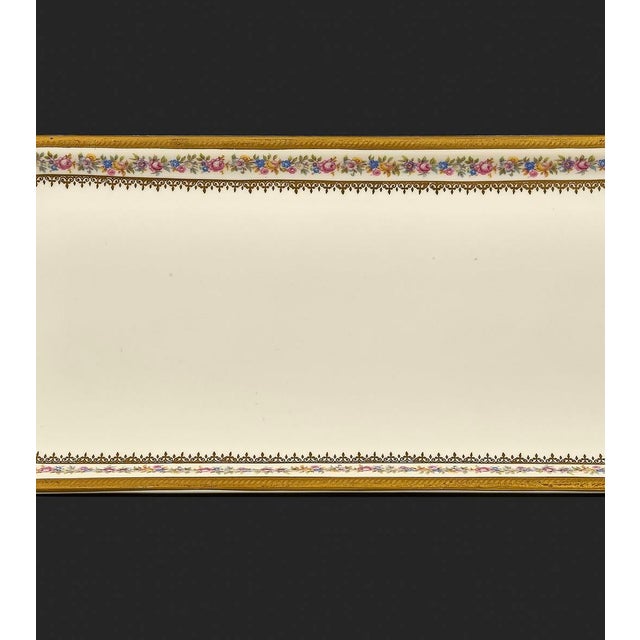 1940s Decorated Porcelain Tray by Rosenthal, 1940s For Sale - Image 5 of 8