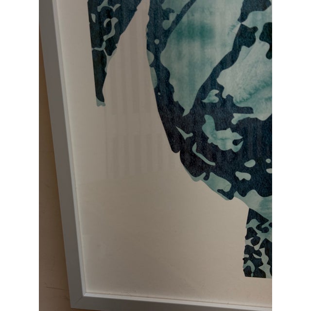 Pottery Barn Team Tropical Sea Turtle, Framed For Sale - Image 10 of 12
