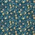 Morris & Co Fruit Velvet Fabric in Indigo/Slate - a Sample For Sale