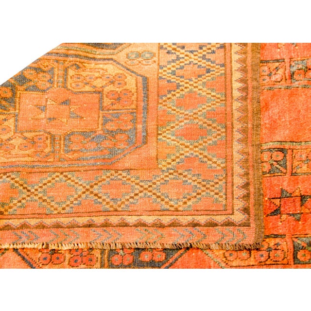 Textile Early 20th Century Afghani Bashir Rug For Sale - Image 7 of 7