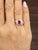 Modern 1.88 Ct Ruby & Diamond Ring Size 6.5 For Sale - Image 3 of 9