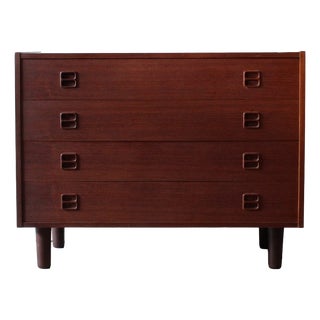 Vintage Danish Chest of Drawers in Teak, 1960s For Sale