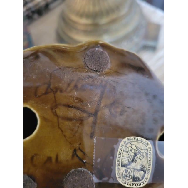 Mid 20th Century Signed Anthony Freeman McFarlin Ceramic Snail Sculpture For Sale - Image 4 of 11