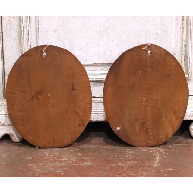 Pair of 19th Century French Black Forest Carved Walnut Game and Harvest Wall Plaques For Sale - Image 10 of 10