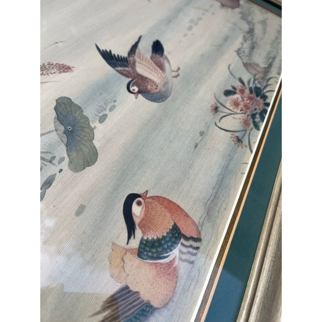 Vintage Framed Chinoiserie Prints a Pair For Sale - Image 4 of 8