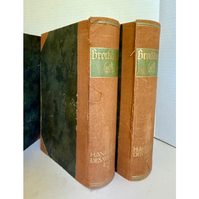 1926 German Brockhaus Handbuch Des Wissens Encyclopedia Books, Complete Set of 4 For Sale - Image 13 of 14