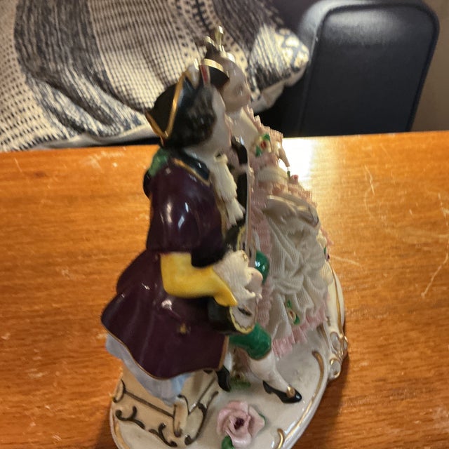 1940s Very Early Piece Dresdan This Piece and More to Come R Consigned to Me I Have Documentation if Need for Anyone For Sale - Image 5 of 11
