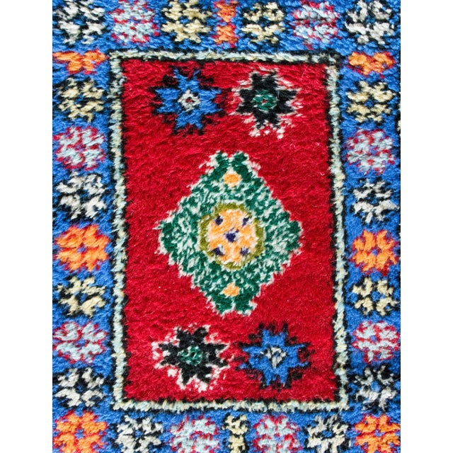 Vintage Petite Moroccan Rug For Sale - Image 10 of 15
