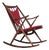 Vintage Danish Rocking Chair by Frank Reenskaug for Bramin, 1960s For Sale
