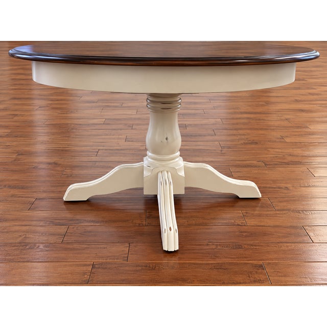 Farmhouse Canadel Solid Wood Dining Table With 4 Chairs For Sale - Image 3 of 5