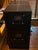 Black Black Leather Wrapped Office File Cabinet For Sale - Image 8 of 8