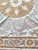 Mid-Century Modern Neutral Tan Asian Suzani Tribal Textile For Sale - Image 3 of 7