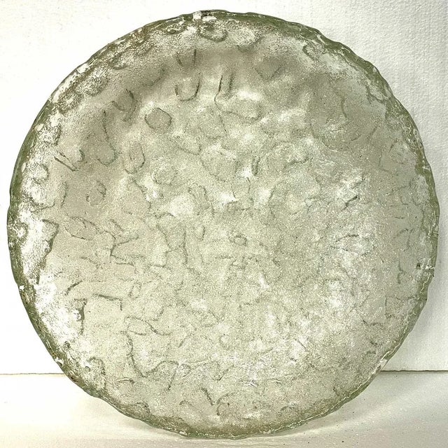 Vintage Swedish Mid Century Brass and Glass Two-Light Ceiling Light For Sale In Denver - Image 6 of 9