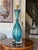 Early 21st Century Pair of Bespoke Modern Murano Blue Lamps For Sale - Image 5 of 12