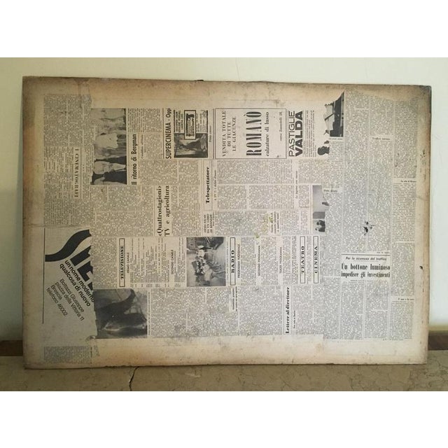 Ermete Lancini, Abstract Collage, 1960s, Mixed Media For Sale - Image 14 of 18