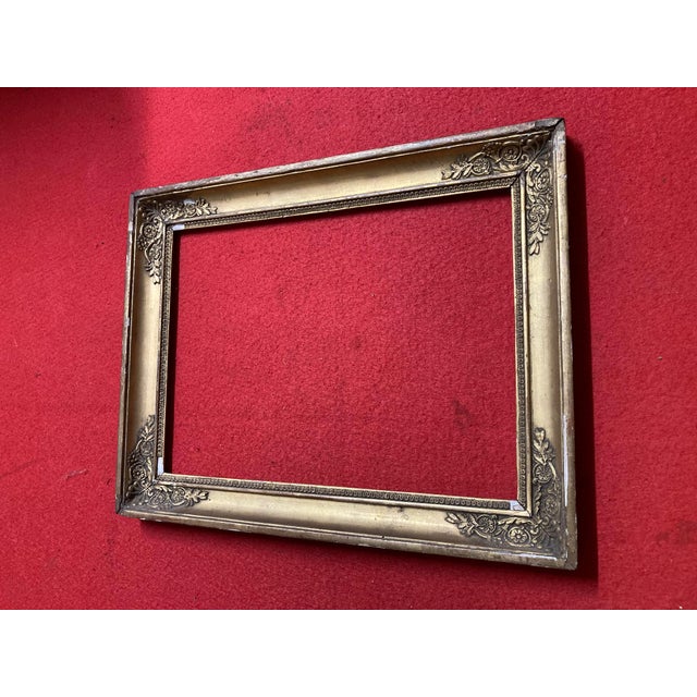 Gilded Frame with Keys and Palmette Motifs For Sale - Image 11 of 12