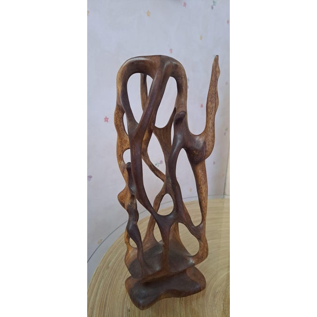 Modern Root Figure of Dancers, 1970s For Sale - Image 3 of 5