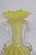 Mid-Century Modern Murano Murano Yellow Swirl Handled Glass Vase 4435b For Sale - Image 3 of 11