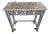 Aditya Handicrafts Indian Black & White Floral Bone Inlay Two-Drawer Console Table, 2021 For Sale