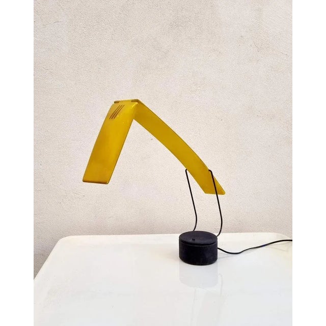 1980s Mid-Century Modern Table Lamp by Mario Barbaglia & Marco Colombo for Paf Studio Milan, Italy, 1980s For Sale - Image 5 of 13