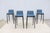 Fabulous set of four Flex bar stools, an award-winning barstool designed by the renowned designer Piergiorgio Cazzaniga...