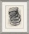 Abstract Black Swirl No. 9 Framed Art Print by David Phoenix For Sale - Image 3 of 3