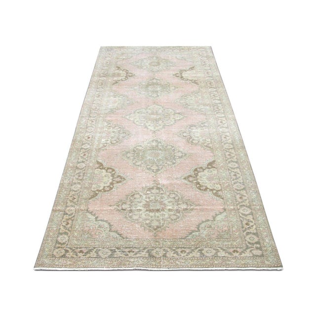 1960s 1960s Turkish Oushak Rug For Sale - Image 5 of 6