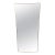 Italian Modern Gio Ponti Style Wall Mirror in Brass Frame (H 47 1/2 X W 23 3/4) For Sale