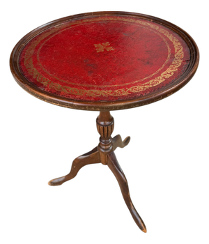 Antique-Style Tripod Pedestal Wine Table, 1950s