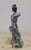 Vintage-Style Porcelain Floral Lady Figurine With Fan For Sale In Dallas - Image 6 of 9