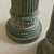Antique Italian Neoclassical Green Marble Fluted Pedestal For Sale - Image 4 of 18