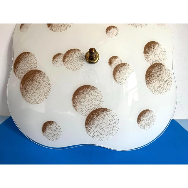 Modern Clover Moons Flush Light For Sale - Image 6 of 11