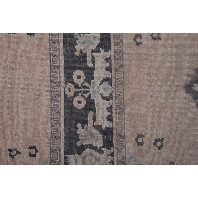 Textile 1960s Oushak Extra Long and Wide Runner - Stair Tread 3'2'' X 22'3'' For Sale - Image 7 of 10