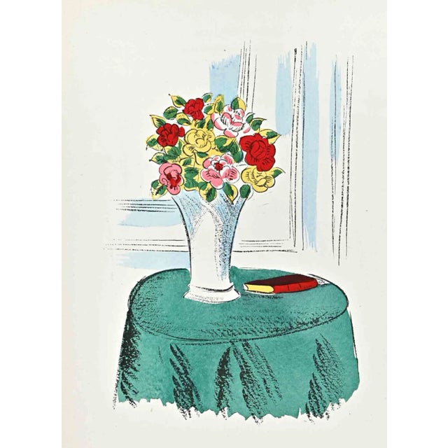 Raoul Dufy, Still Life with Vase of Flowers, 1920s, Lithograph For Sale