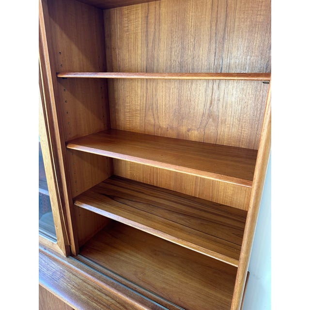 1960s Mid Century Danish Modern Teak Cabinet For Sale - Image 13 of 18