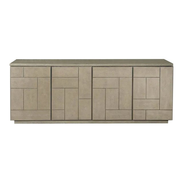 Faux Shagreen Sideboard For Sale