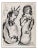 Marc Chagall, Sarah and Moses, Héliogravure, 1960 For Sale