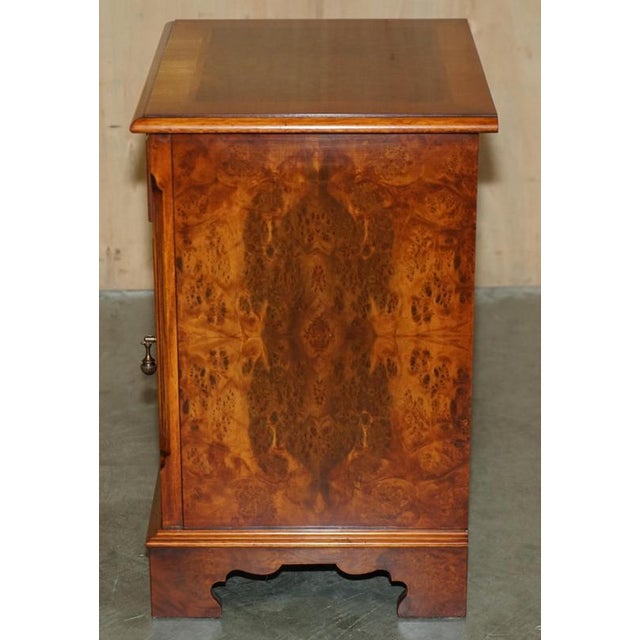 Burr Walnut Nightstands, Set of 2 For Sale - Image 11 of 18