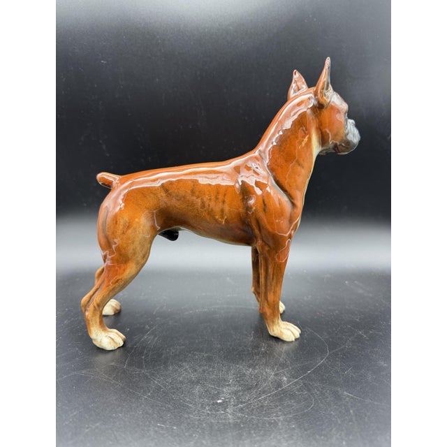 1970s Boxer Dog in Porcelain from Goebel, Germany, 1973 For Sale - Image 5 of 12