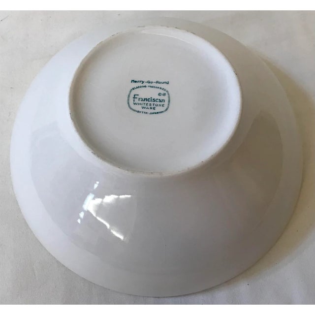 Mid Century Franciscan Serving Bowl For Sale - Image 4 of 5