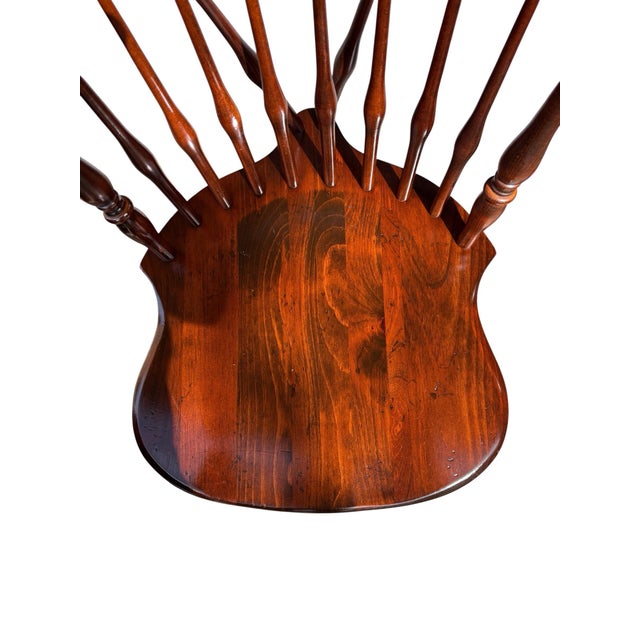 Vintage Ethan Allen Old Tavern Fiddle Back Chairs – Excellent Condition For Sale - Image 9 of 12