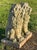 Pair of Majestic Vintage Concrete Lions on Bases For Sale - Image 11 of 15