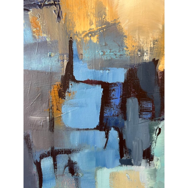 Textile Large Abstract Original Painting by Robert Hansen For Sale - Image 7 of 10